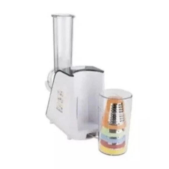 SilverCrest Electric Grater 5in1 Salad Slicer Fruit Cutter Vegetable Cheese Etc - Picture 8 of 8